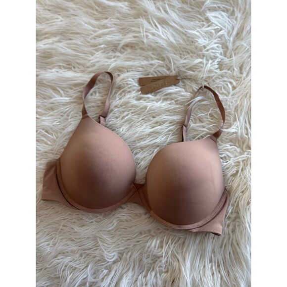 Skims Fits Everybody Push Up Demi Bra Sienna Size 38D - Picture 4 of 7